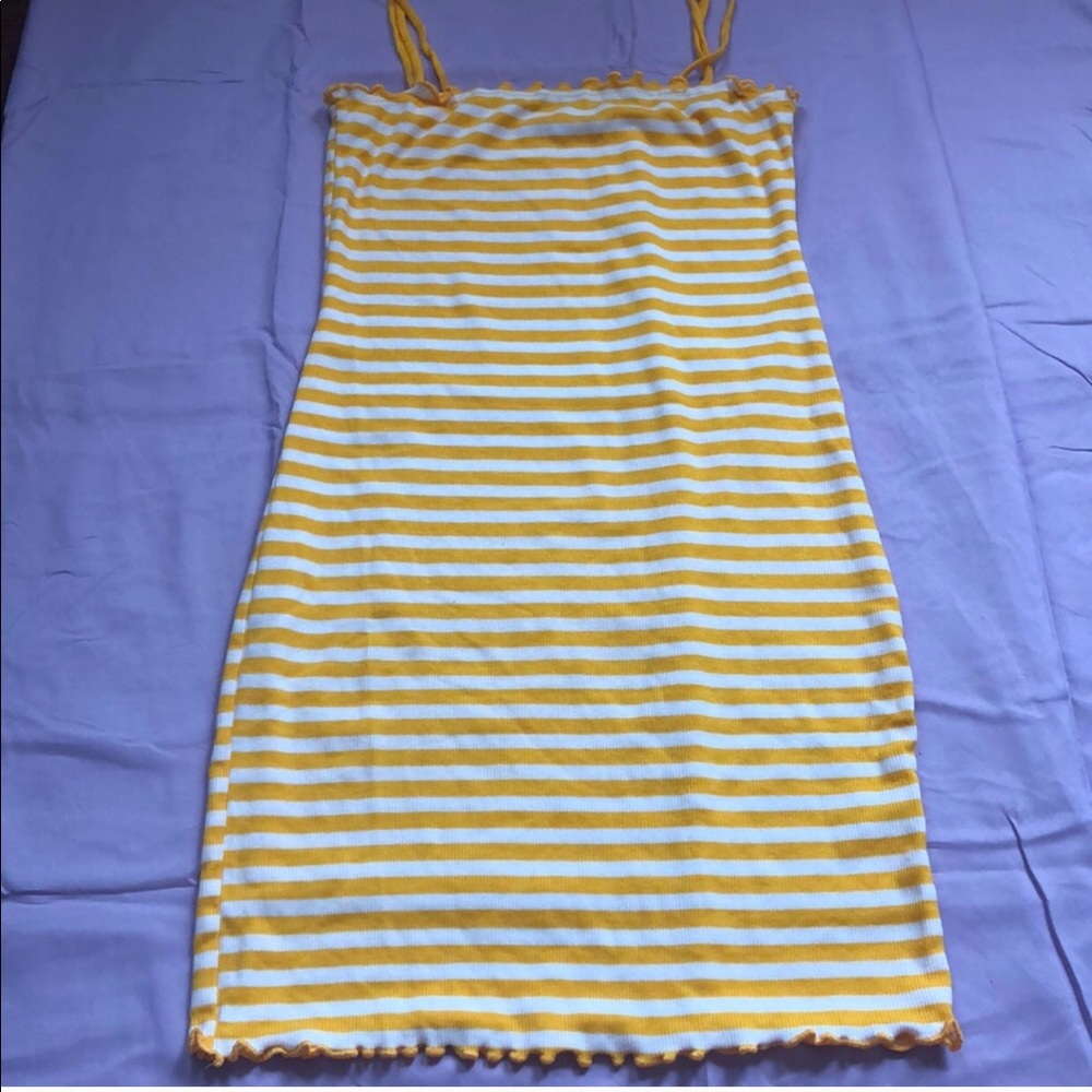 Striped mini dress